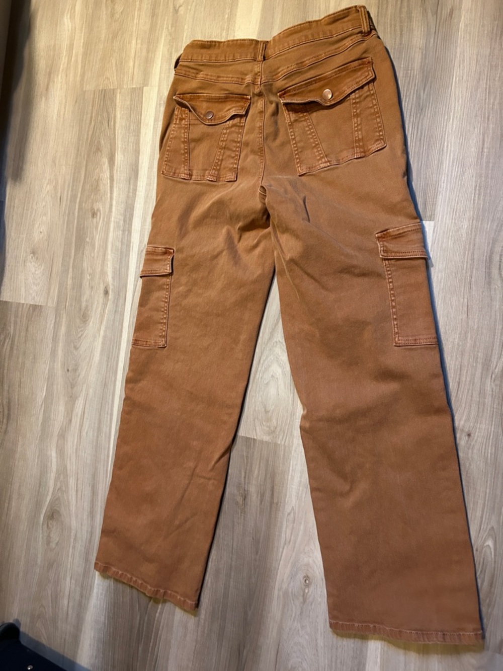 Wonderly women’s Rust Brown Cargo Utility Pants - Picture 6 of 7